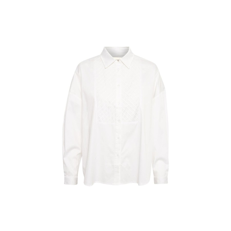 Dame Part Two Skjorter & Bluser | Devinepw Shirt, Bright White