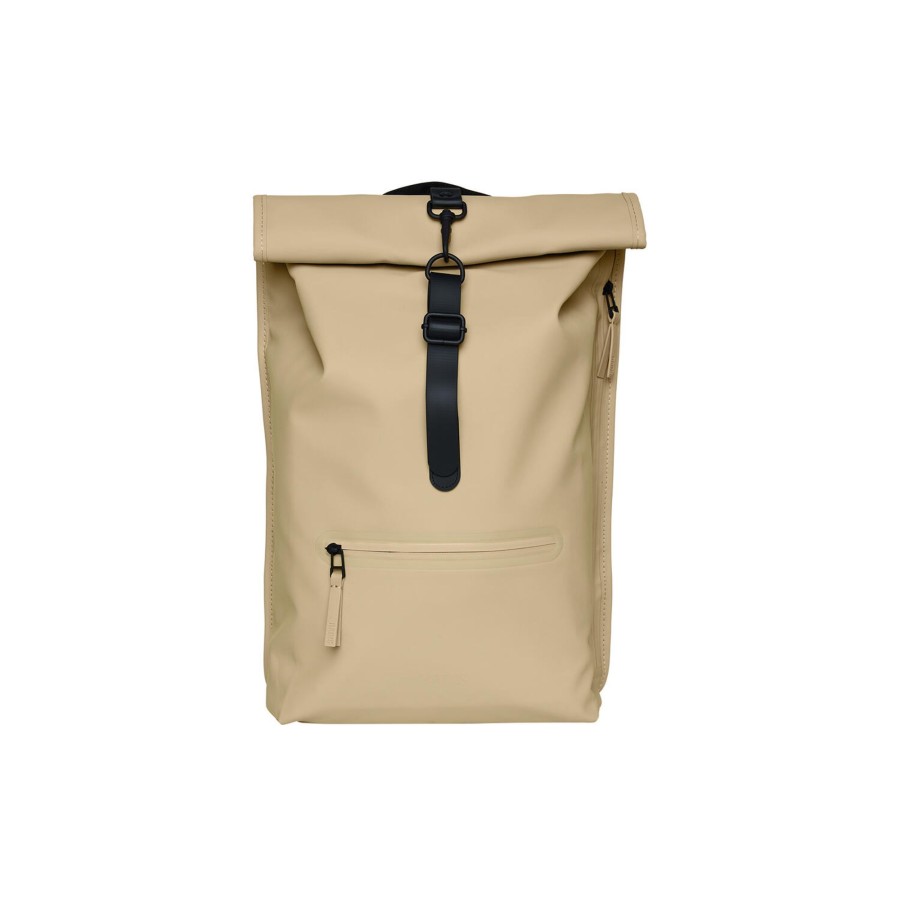 Dame Rains Rygsaekke | Rolltop Rucksack, Sand