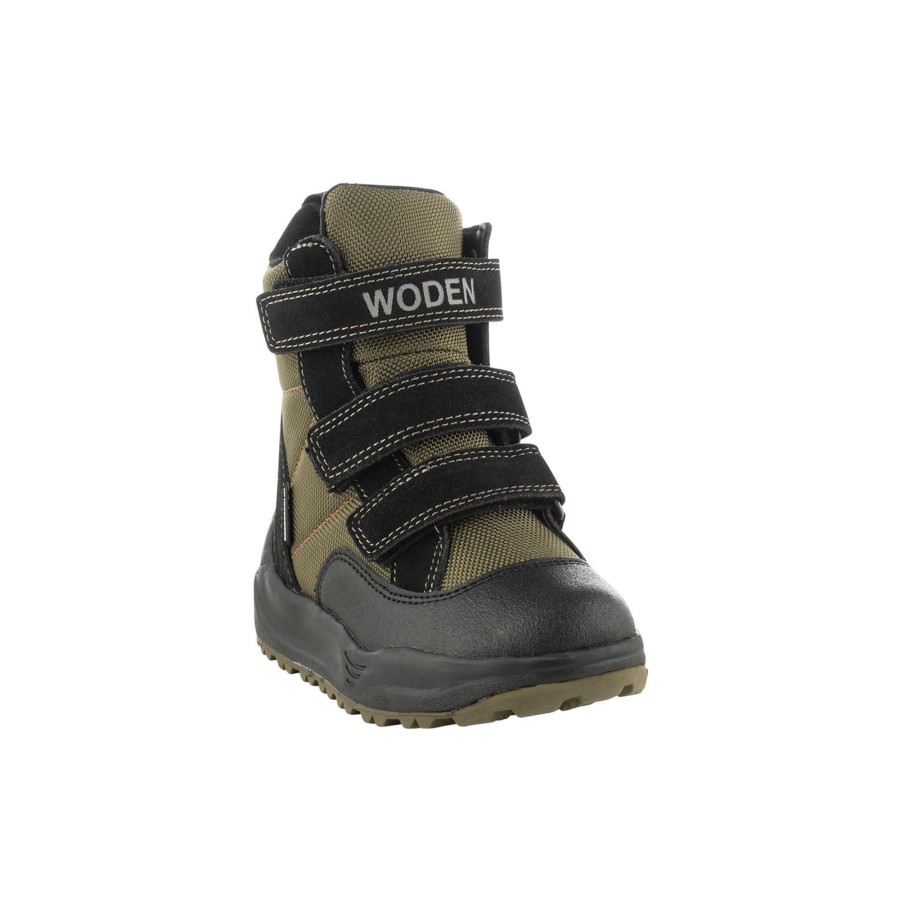 Born WODEN KIDS Stovler | Adrian Boot Kids, 295 Dark Olive