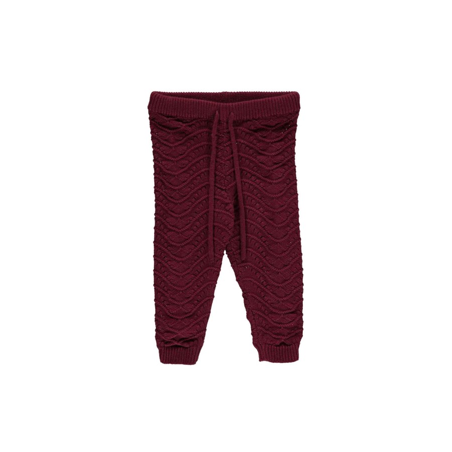 Born Müsli by Green Cotton Bukser & Leggings | Knit Needle Out Strikbukser, Fig