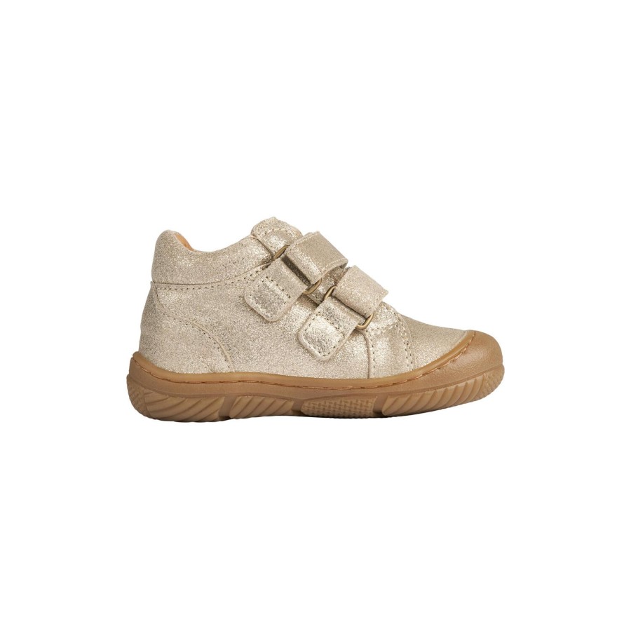 Born Wheat Sneakers | Ivalo Double Velcro Shine, 0171 Grey