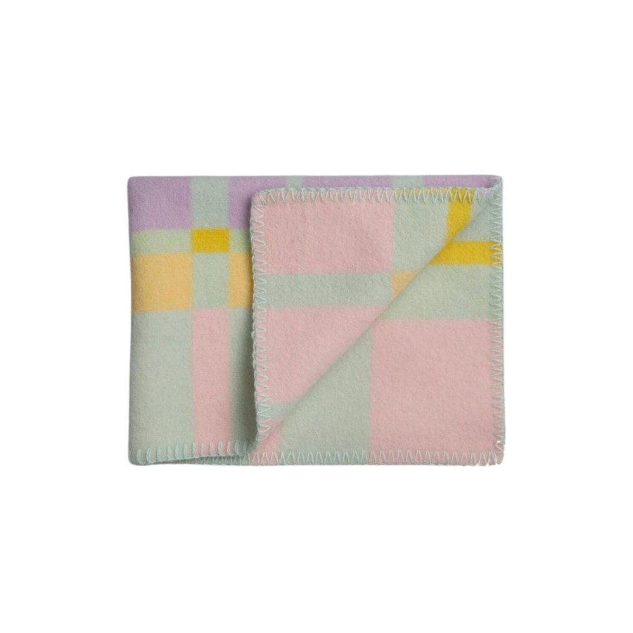 Born Røros Tweed Soveudstyr | City Baby Size Throw, Pastel