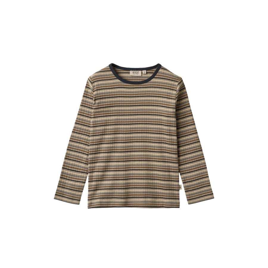 Born Wheat Bluser & Skjorter | T-Shirt Stig, 0181 Multi Stripe