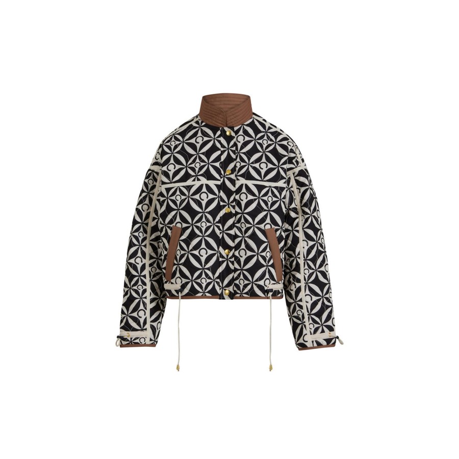 Dame Coster Copenhagen Overtoj | Quilted Patchwork Jacket, Quilt Print