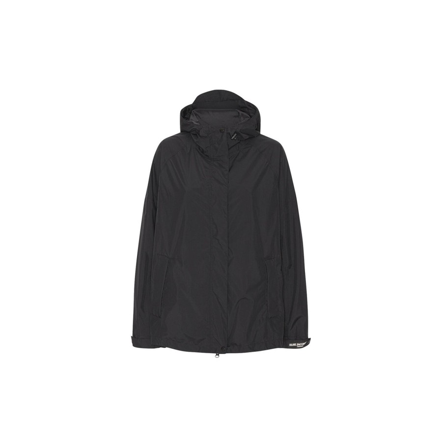 Dame Ilse Jacobsen Hornbæk Overtoj | Functional Raincoat, Black