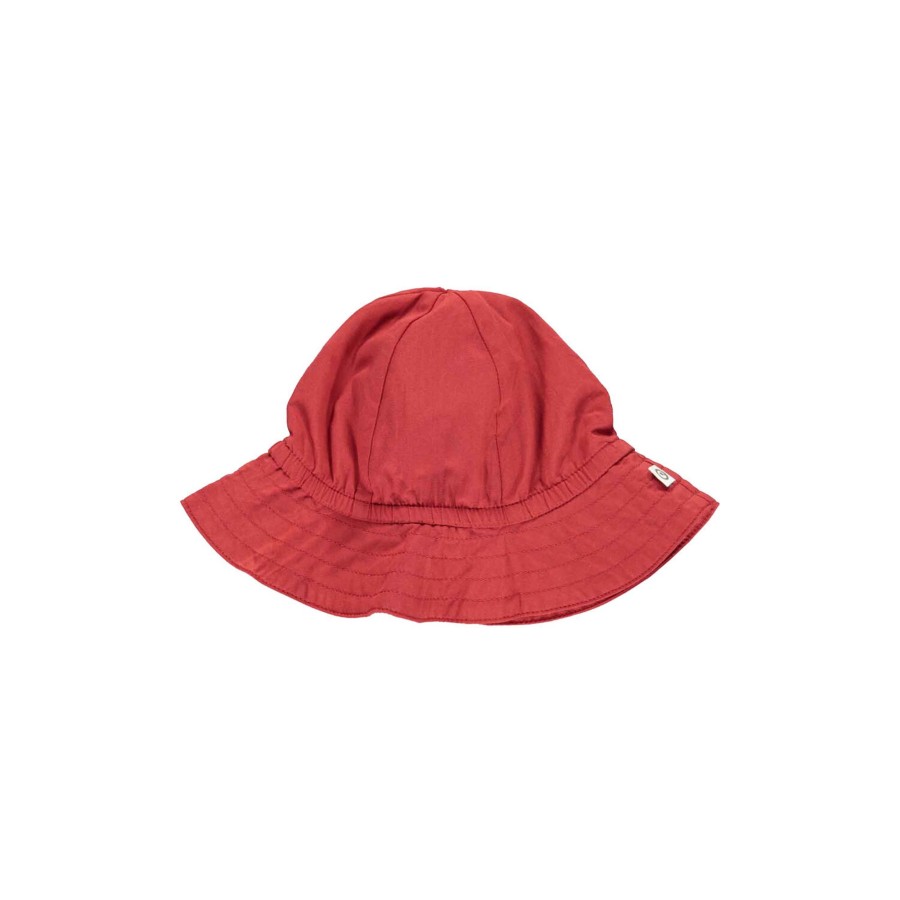 Born Müsli by Green Cotton Huer & Hatte | Poplin Sommerhat, Berry Red