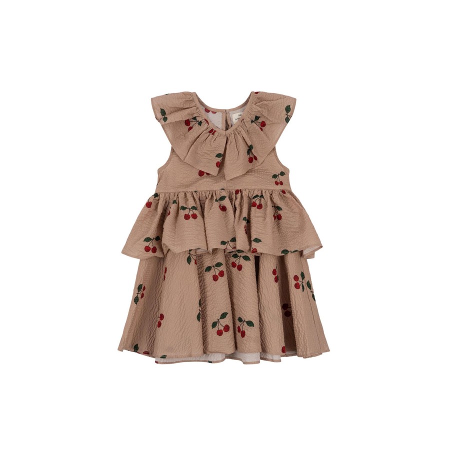 Born Konges Sløjd Kjoler | Lunella Dress, Ma Grande Cerise Blush