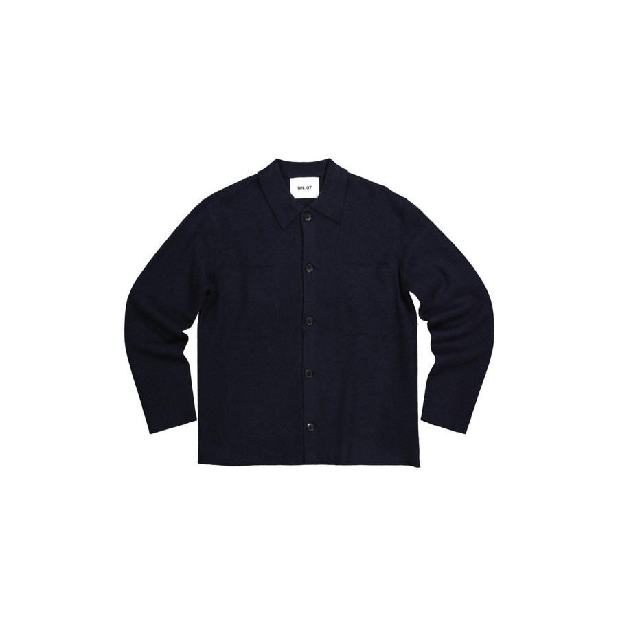 Herre NN07 Overshirts | Jonas 6398, Navy Blue