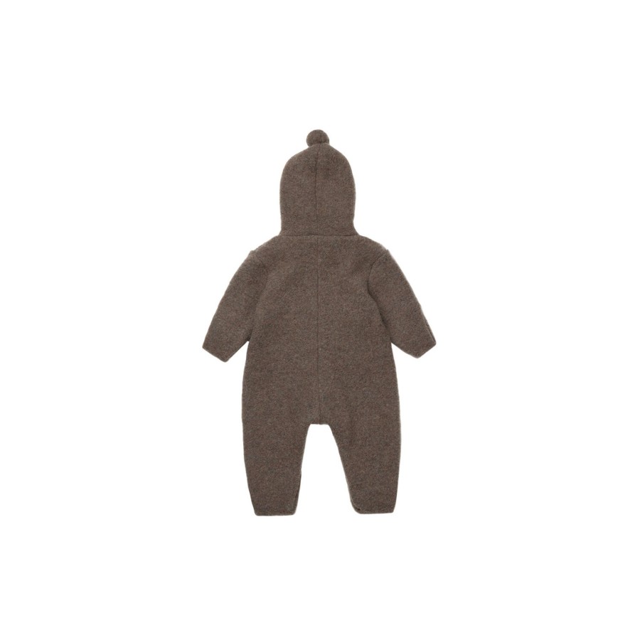 Born Lalaby Overtoj | Teddy Onesie, Chocolate