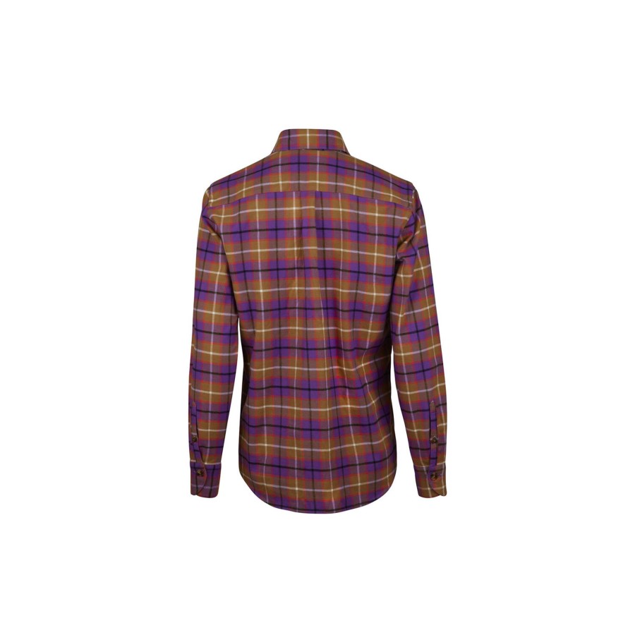 Dame Stenströms Skjorter & Bluser | Felice Shirt, Purple Check