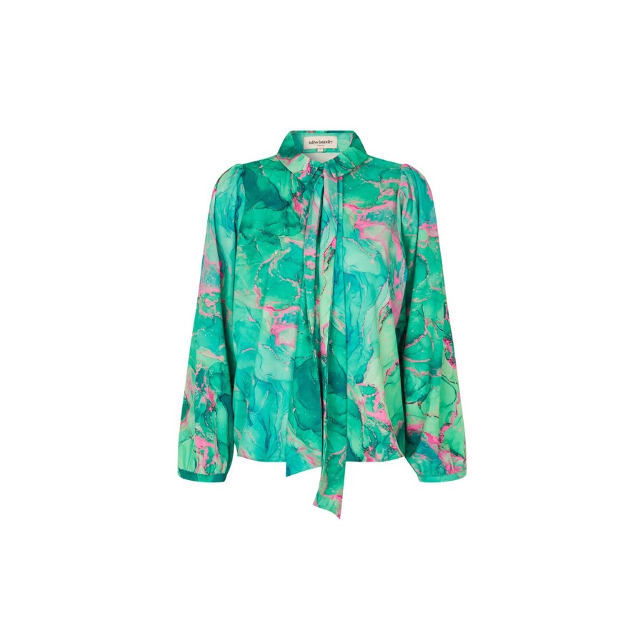 Dame Lollys Laundry Skjorter & Bluser | Elliell Shirt Ls, Green