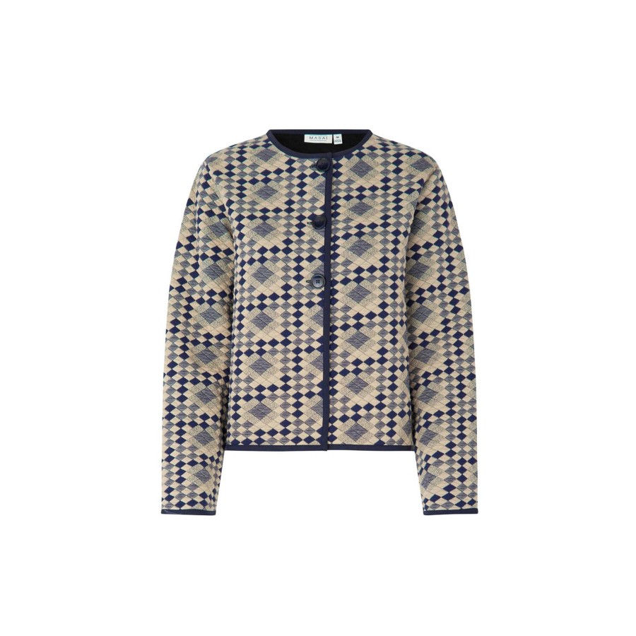 Dame Masai Overtoj | Juanta Jacket, Maritime Blue