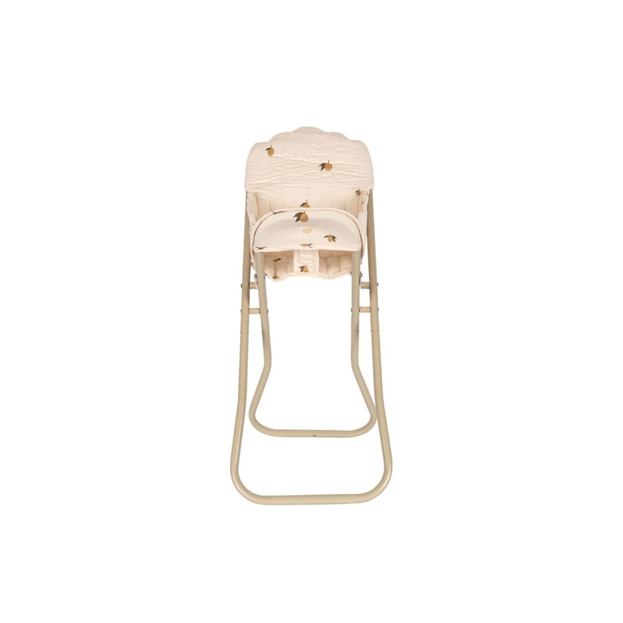 Born Konges Sløjd Tojdyr & Dukker | Doll High Chair, Lemon