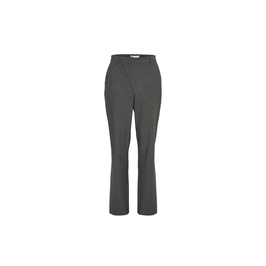 Dame Lounge Nine Bukser | Cubaln Pants Gf, Smoked Pearl Melange