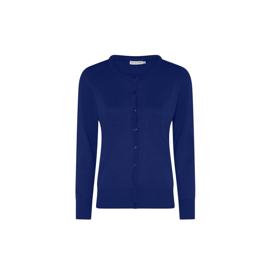 Dame Micha Strik | Basis Viskose Strik, Cobalt Blue