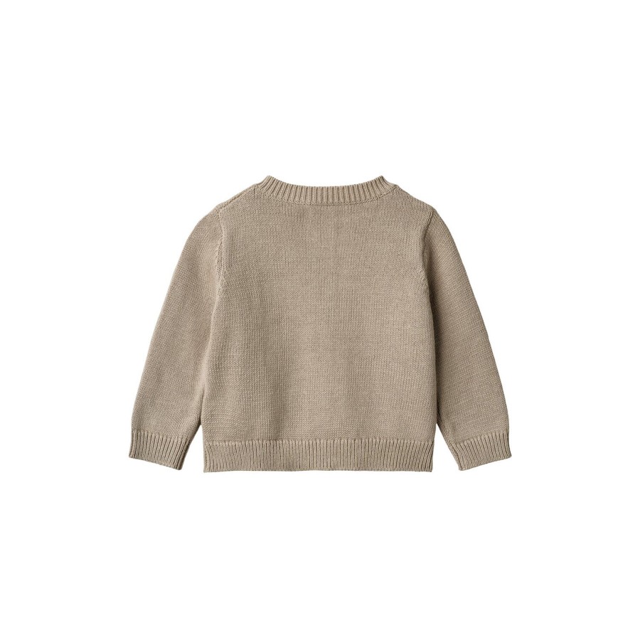 Born Wheat Strik & Cardigans | Knit Cardigan Ella, 3231 Soft Beige