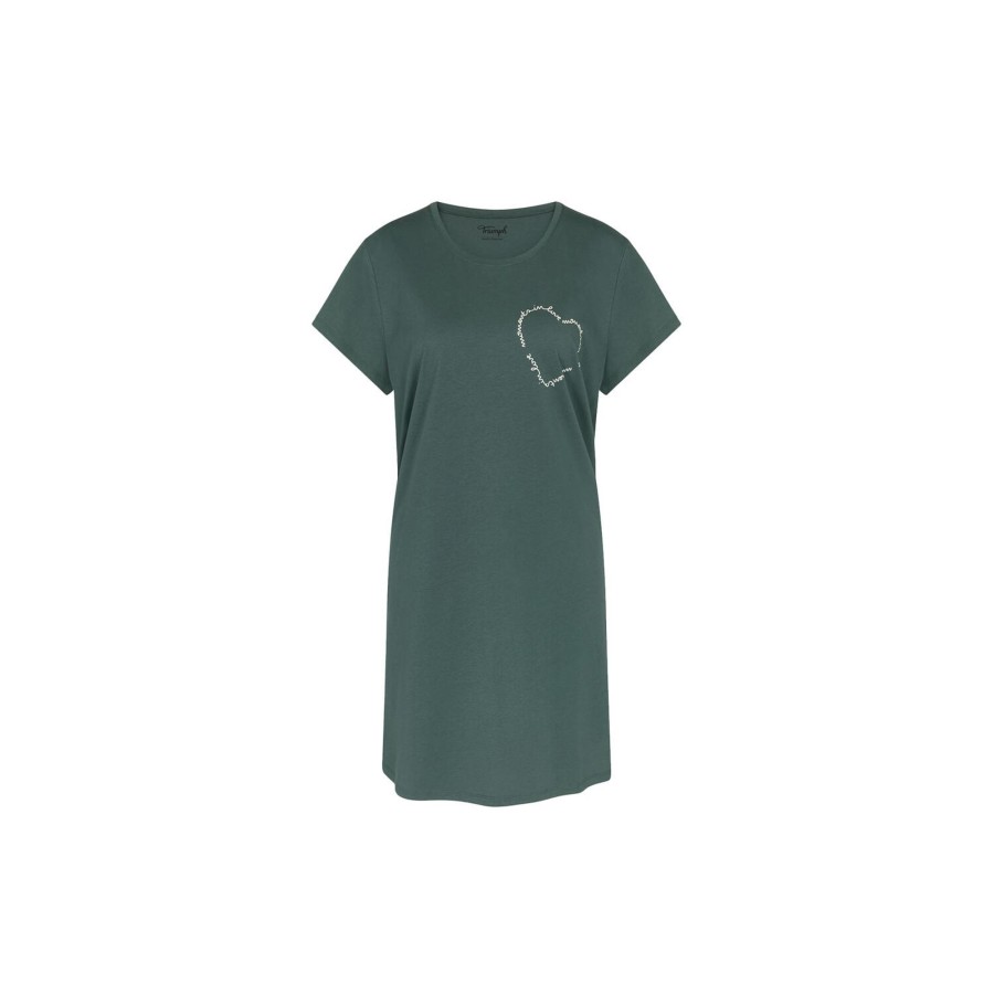 Dame Triumph Nattoj & Loungewear | Nightdresses Ndk 02 X, Smoky Green