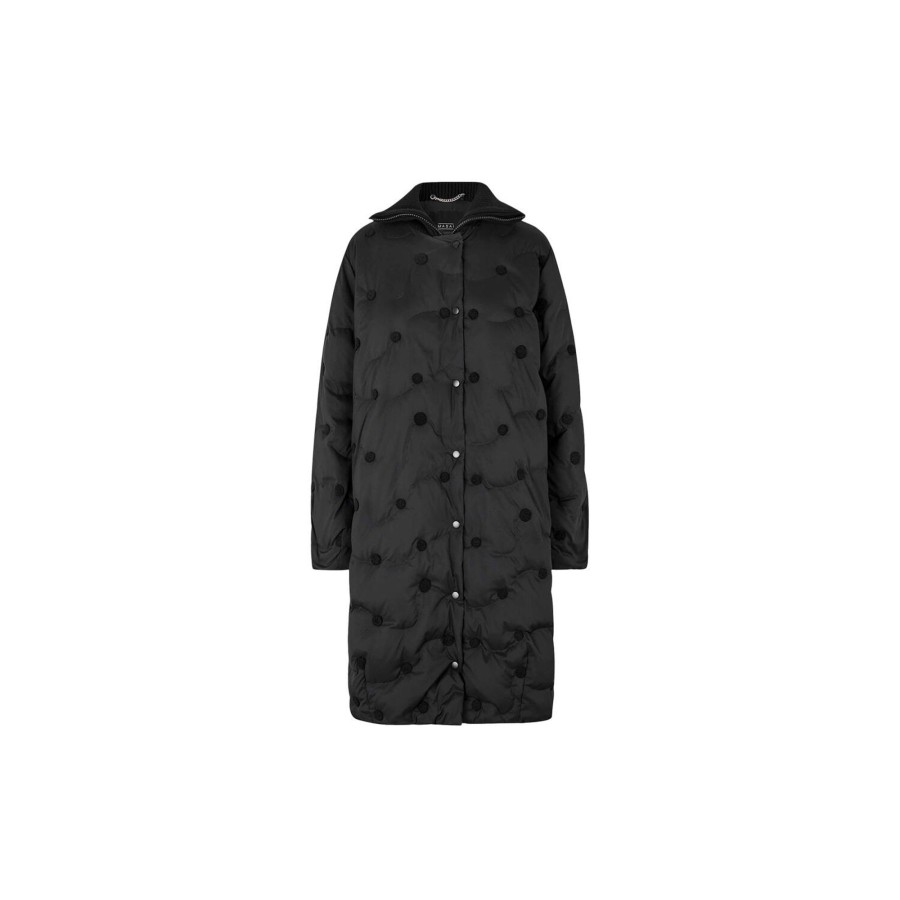 Dame Masai Overtoj | Tahila Coat, Black