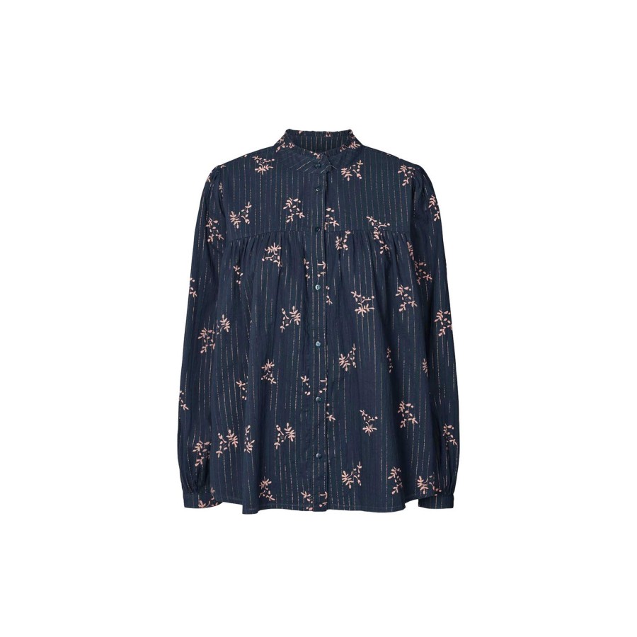 Dame Lollys Laundry Skjorter & Bluser | Cara Shirt, Navy