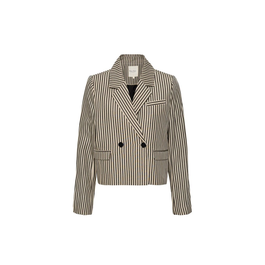 Dame Part Two Blazere & Veste | Caishapw Blazer, Black Stripe